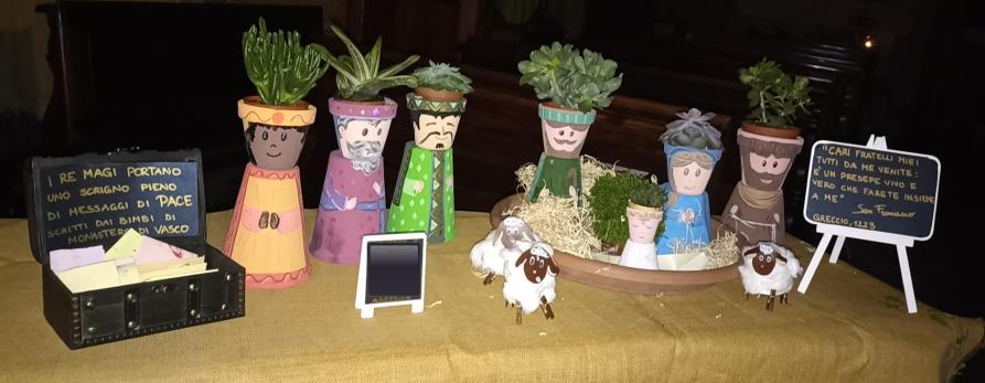 San Francesco e il presepe "vivente" - SCUOLA PRIMARIA DI MONASTERO DI VASCO - CN 