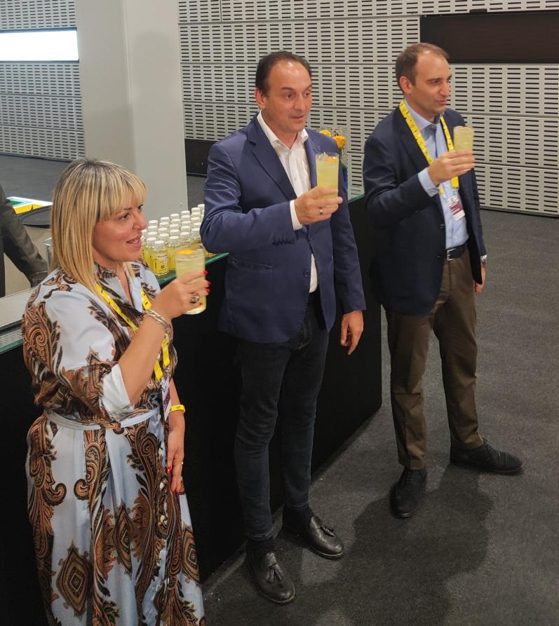 Cirio, Chiarelli e Lo Russo con il cocktail La Musette 