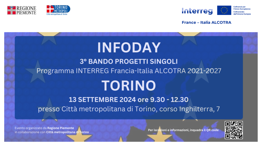 Infoday 3° bando Alcotra-Torino 