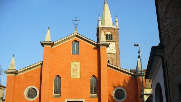 Villafranca Piemonte (TO). Chiesa di Santo Stefano. Immagine tratta dal sito del Comune (2017) 