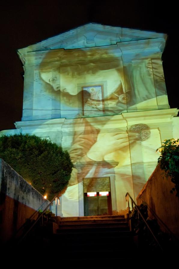 Baveno (VCO). Chiesa S. Carlo a Feriolo in occasione del "Baveno Festival" (2007). Fotografia di Piero Gatti  