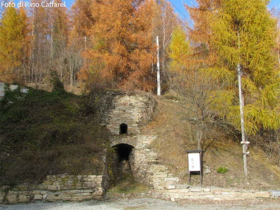 Rorà (TO). Scorcio fra alberi del bosco ingialliti dall'autunno. Fotografia di Rino Caffarel tratta dal sito del Comune (2018-2020) 