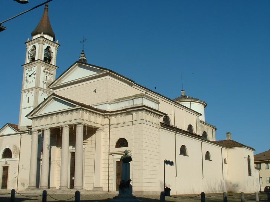 Casalino (NO). Chiesa parrocchiale di SS. Pietro e Paolo. Fotografia tratta dal sito del Comune (2018) 