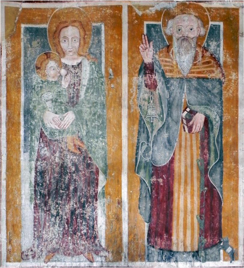 Gravellona Toce (VCO). Chiesa di San Maurizio. Affreschi 
