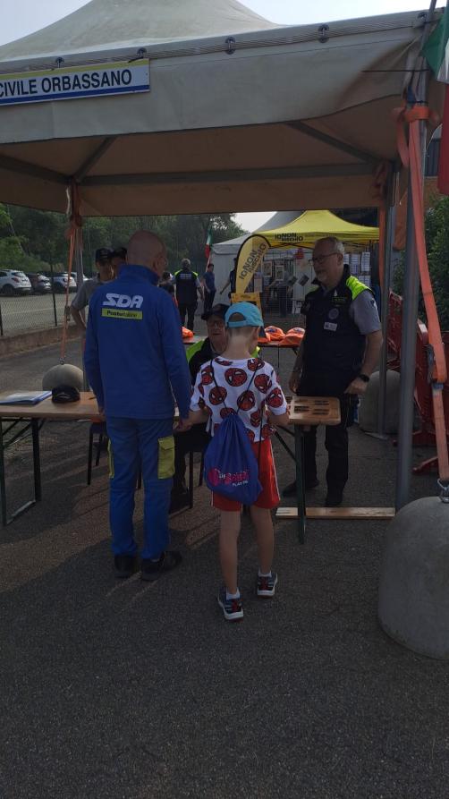 Accoglienza dei ragazzi al campo di Orbassano 