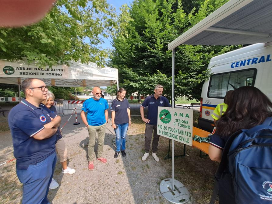 13/06/2025 Vinovo Campo ANA Visita DPC e Regione 