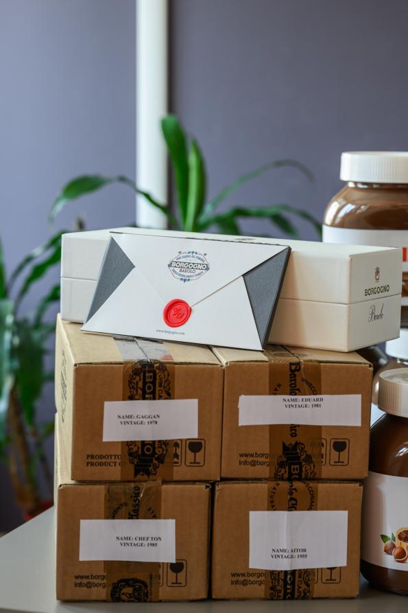 Le bottiglie di Barolo personalizzate 