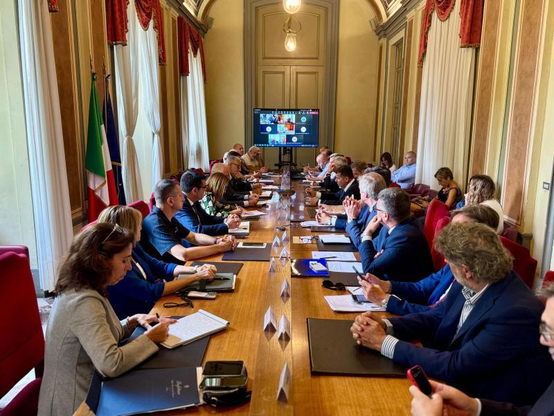 I partecipanti alla riunione 