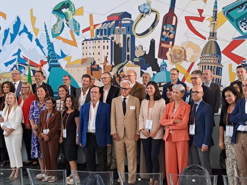 Gli esperti europei con l'assessore Riboldi 