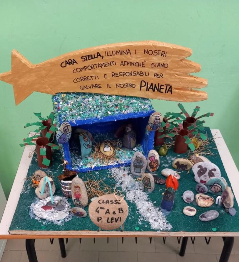 CN - Fossano - Scuola primaria P.Levi - Il presepe ecologico 