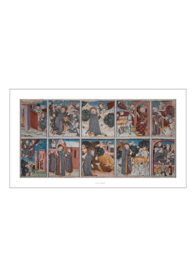 Arola (VCO). Affreschi dell'Oratorio di Sant'Antonio Abate. Fotografia di Enzo Franza (2013) 