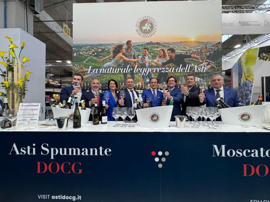 Lo stand dell'Asti docg 