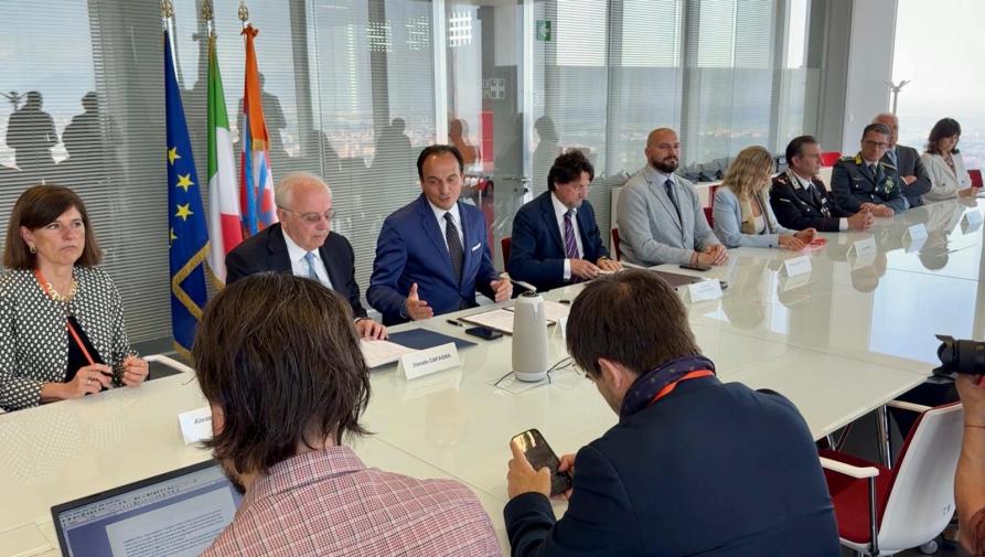 I presenti alla firma del protocollo 