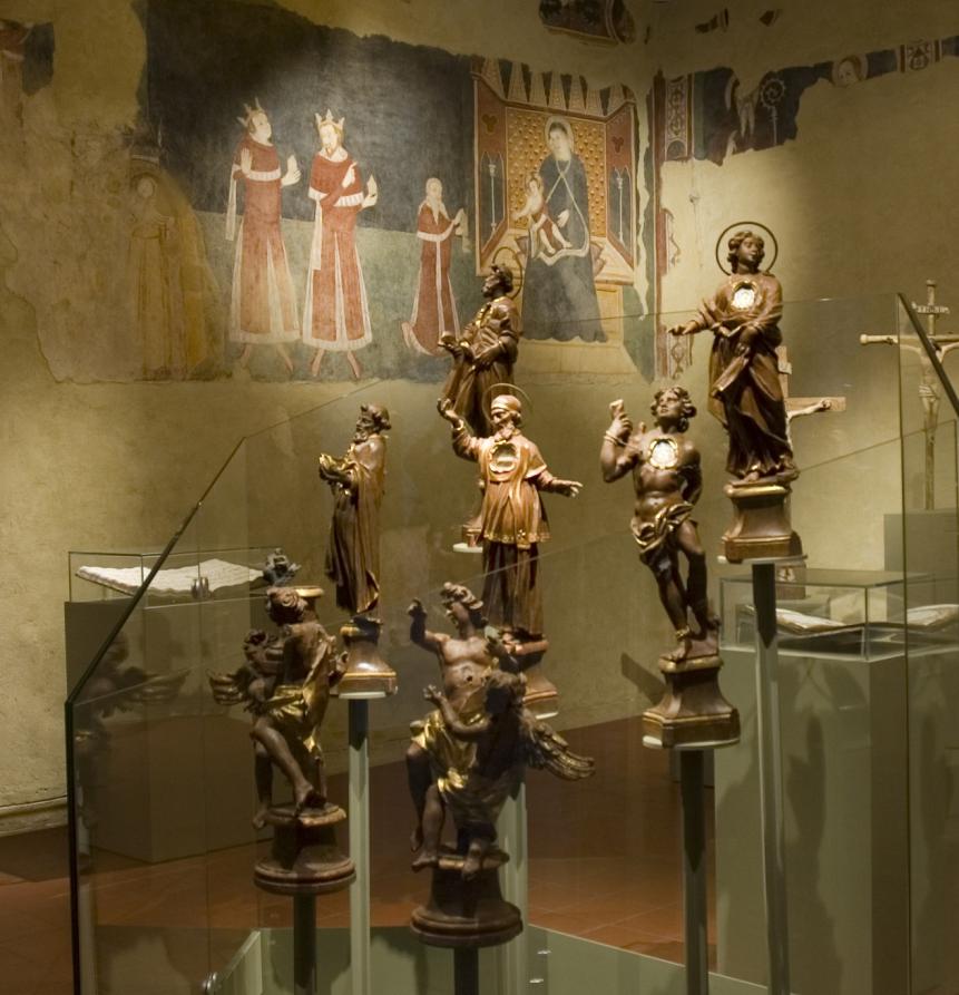 Cassine (AL). Arredi sacri del Museo della Chiesa di San Francesco nella sala capitolare. Fotografia di Nani Grillo (2013) 