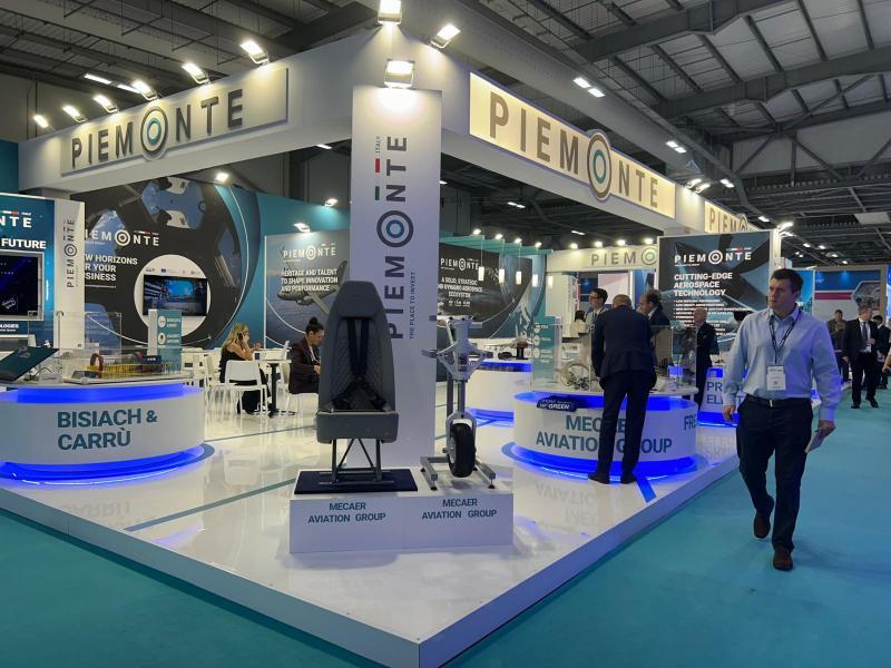 Foto dello stand del Piemonte 