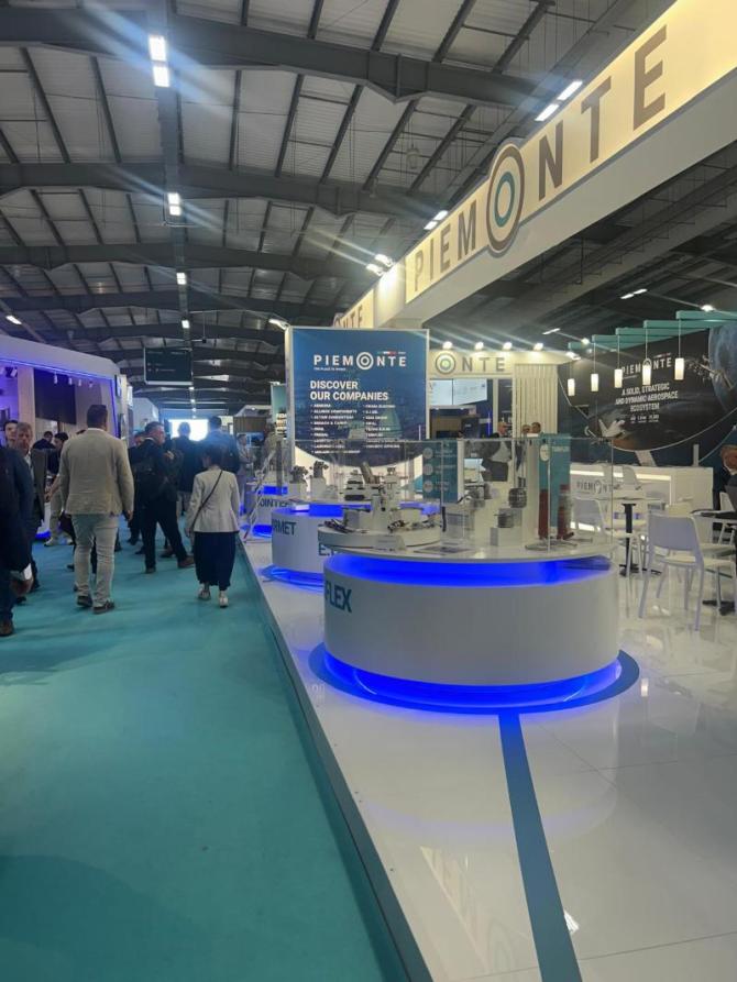 Foto dello stand del Piemonte 