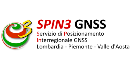 Logo SPIN3 GNSS - Servizio di posizionamento Interregionale (Piemonte - Lombardia - Valle d'Aosta)