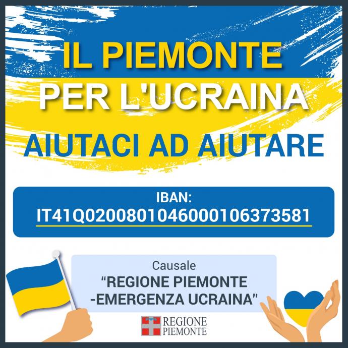 Il Piemonte per l&#039;Ucraina