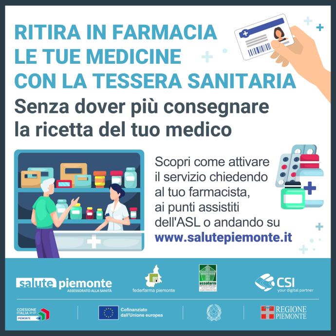 Come ritirare le medicine solo con la tessera sanitaria