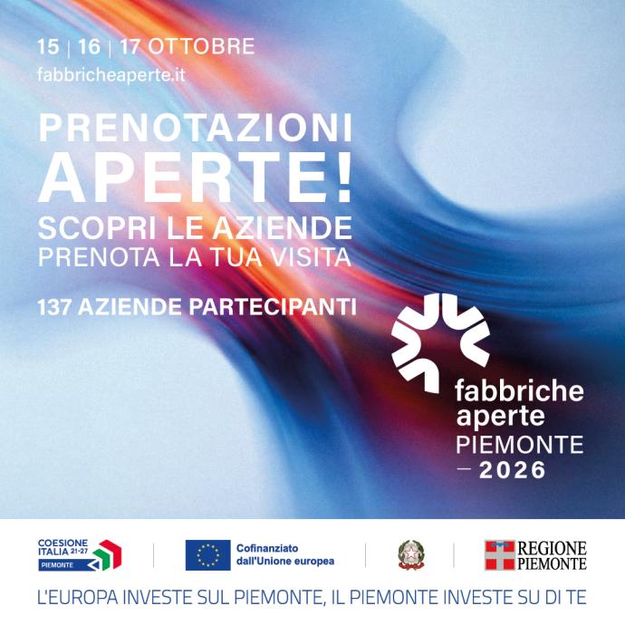 Fabbriche aperte 2026